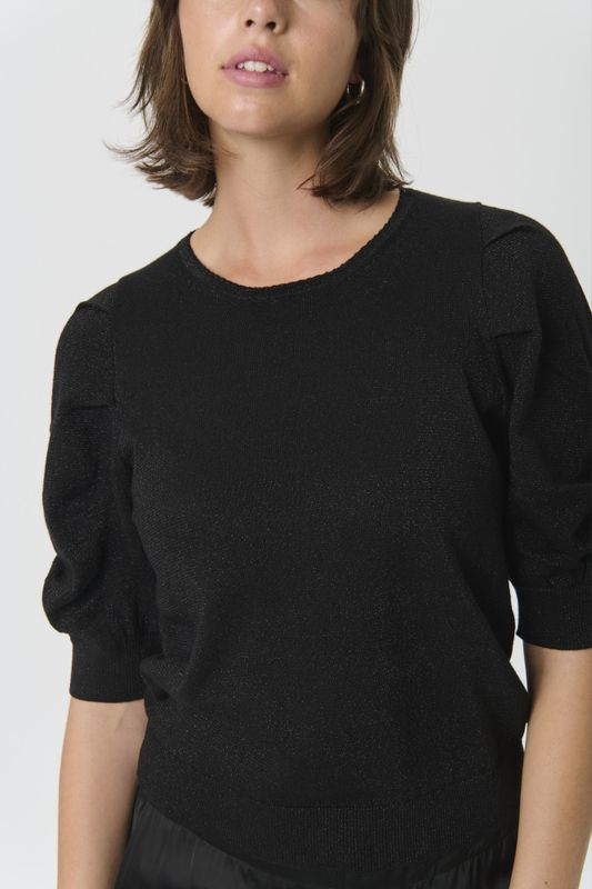 Varaia Pullover Black With Lurex
