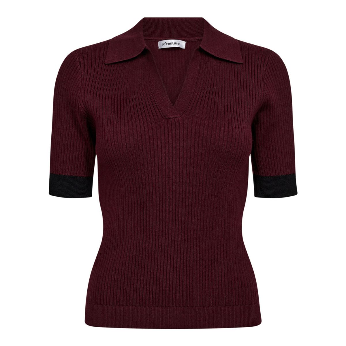Bonny Polo SS Knit Winered 