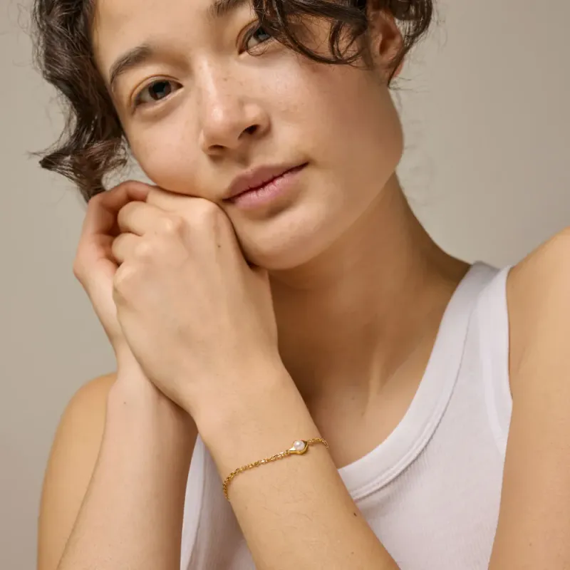 Darla Bracelet Pearl 