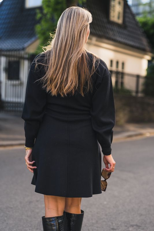 Alfreda East Dress Black 