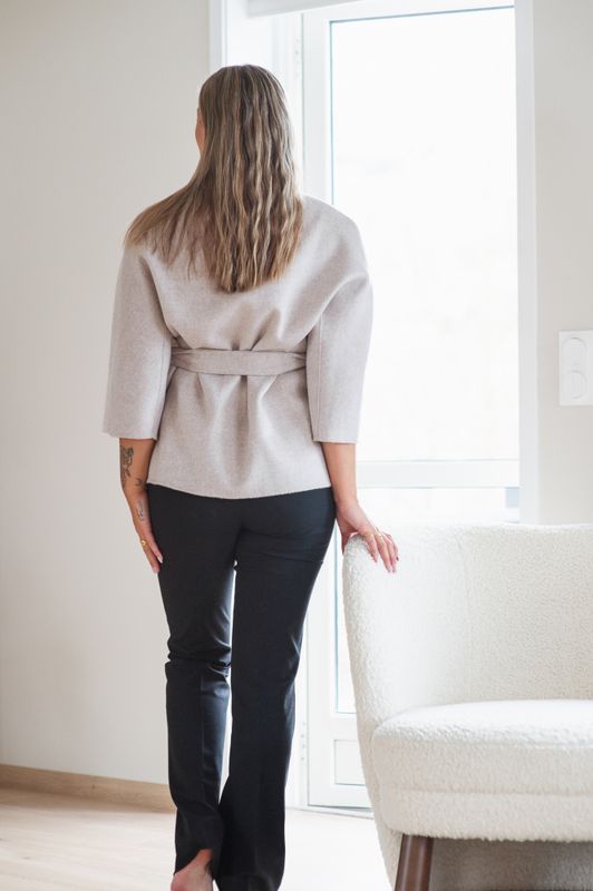 Akiko Wool Jacket Sand 