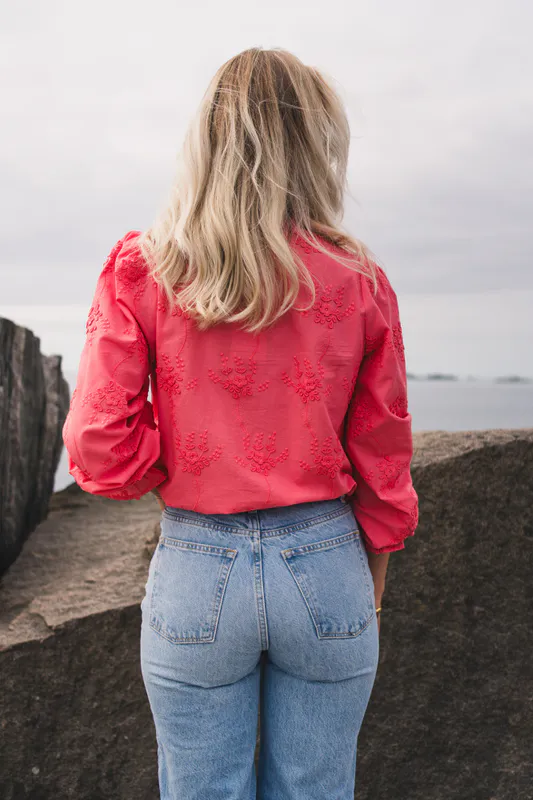 Camilla Shirt EMB Tea Rose 