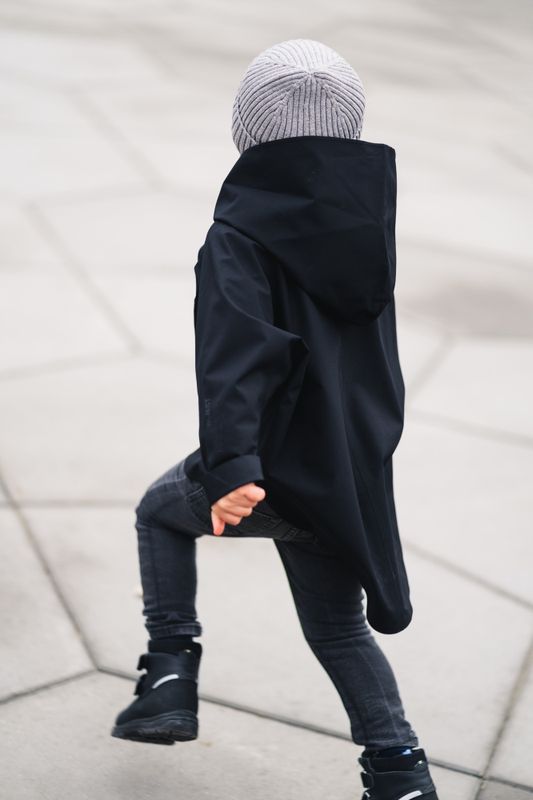 Bergen Poncho Mini Black 