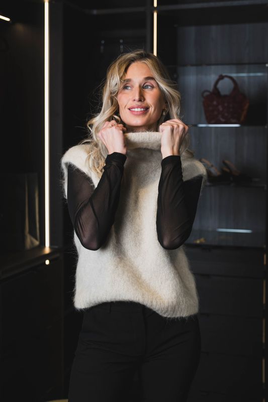 Thira Salmia R Vest Oatmeal 