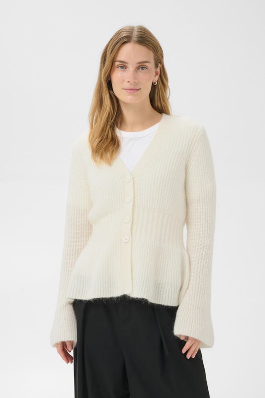 Domino Cardigan Eggnog 
