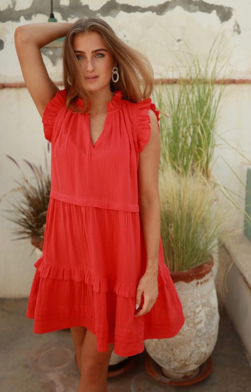 Ellie Dress Summer Red 