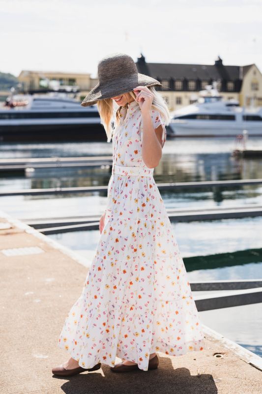Poplin Shirt Dress Morning Bloom 