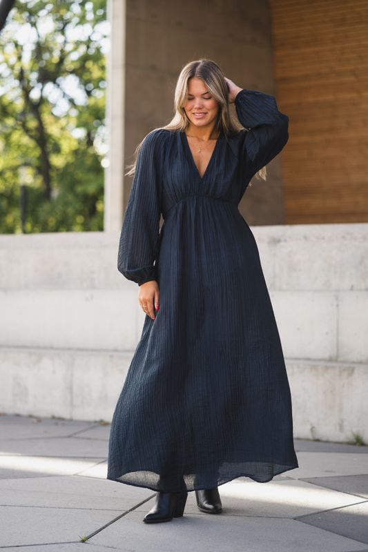 Silfi Crepe Dress Navy 
