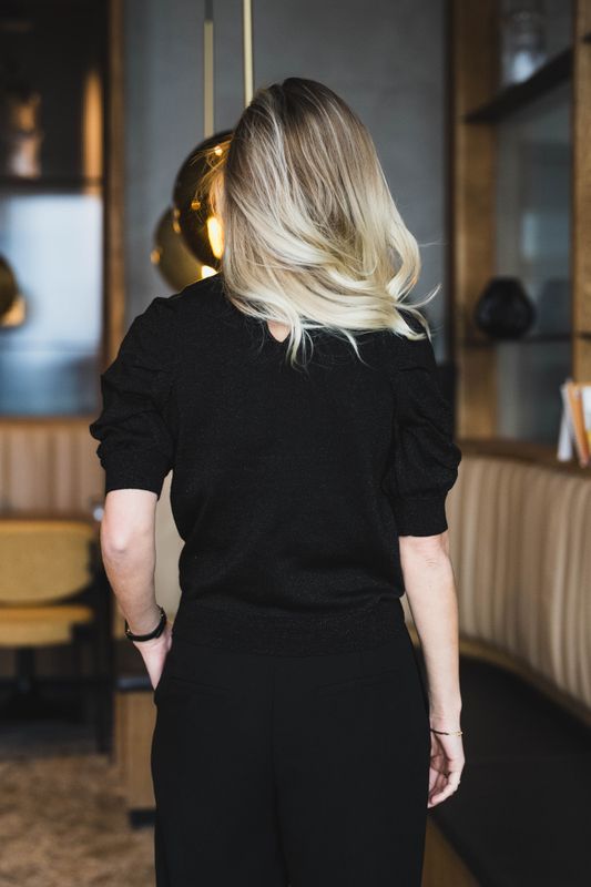 Varaia Pullover Black With Lurex