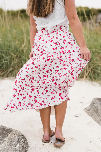 Hovedbilde Falisha HW Skirt AOP Rose Red Flower