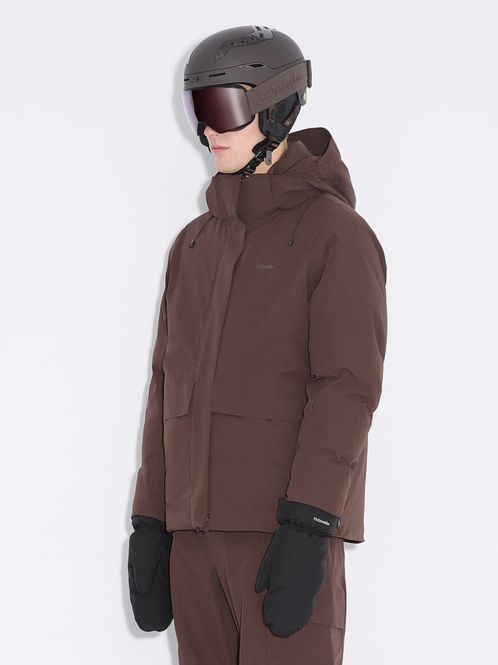 Hovedbilde M Tryvann Down Jacket Dark Brown 