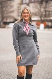 Hovedbilde Melia Knit Dress Dark Grey Melange 