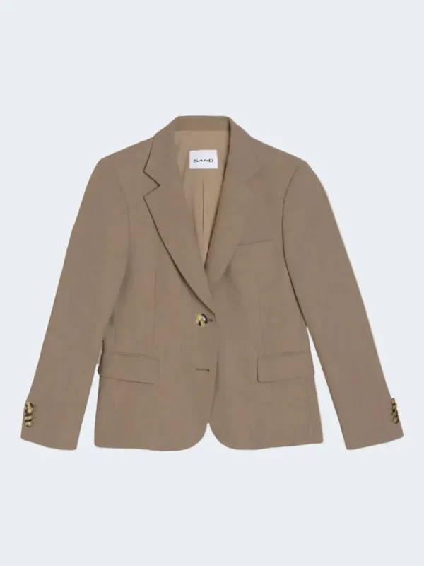 Remi Blazer Tweed Light Camel 