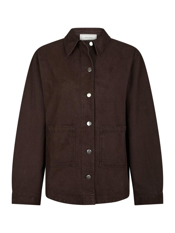 Tikken Solid Jacket Dark Brown 
