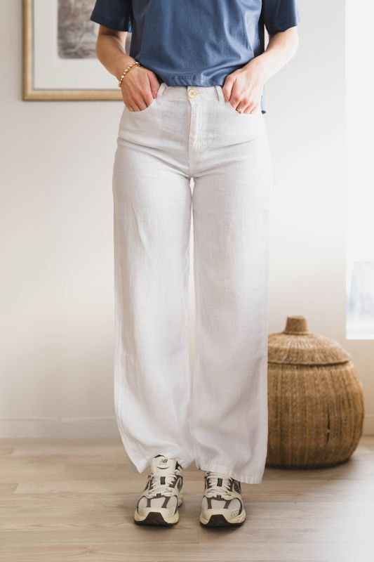Culotte Linen Summer White 