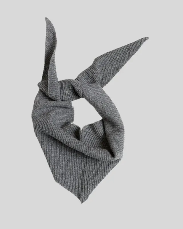 Lowee Scarf Dark Grey Melange 