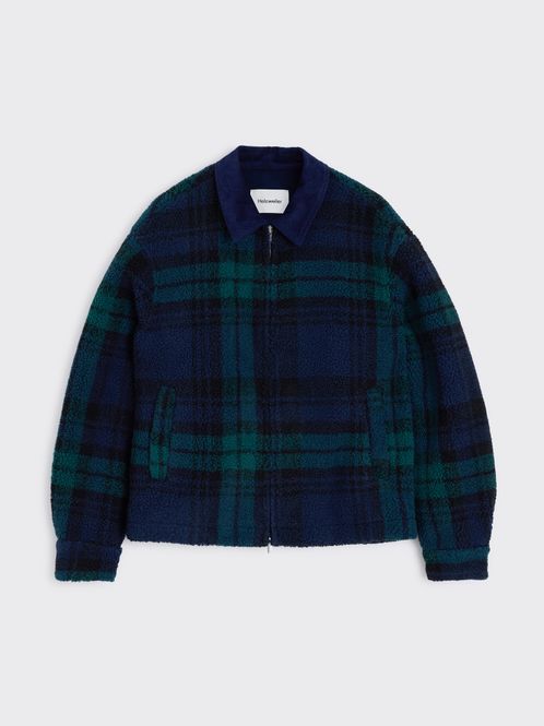 Hovedbilde Elix Fleece Overshirt Navy Check 