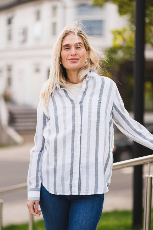 All Purpose Shirt Desert Sage Stripe 