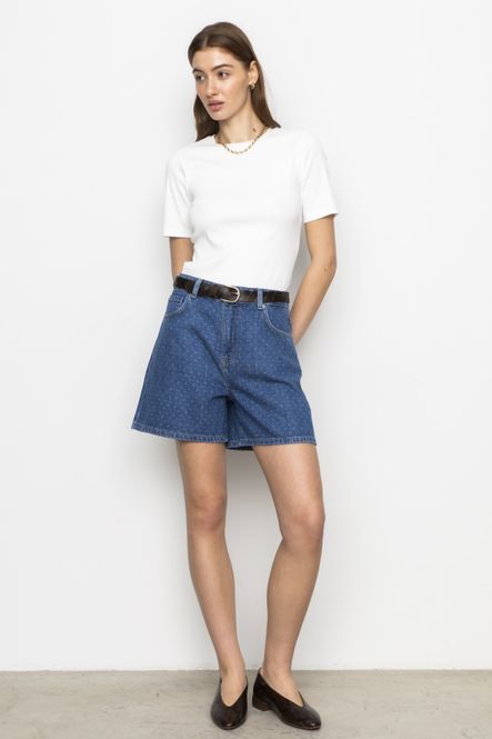 Hovedbilde Lyle Shorts Mid Blue Dot 