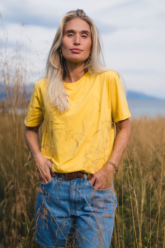 Linn Logo Tee Mimosa/Y Yellow 