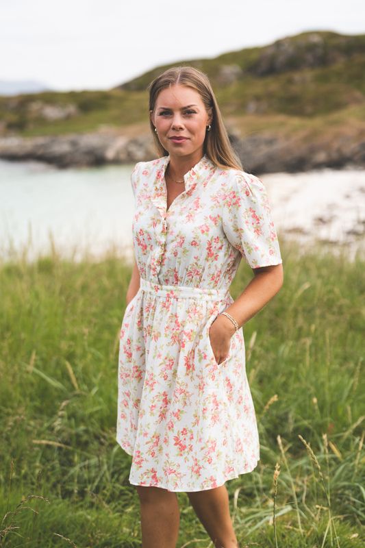 Astrid 2/4 Dress Cry Rose Flower 