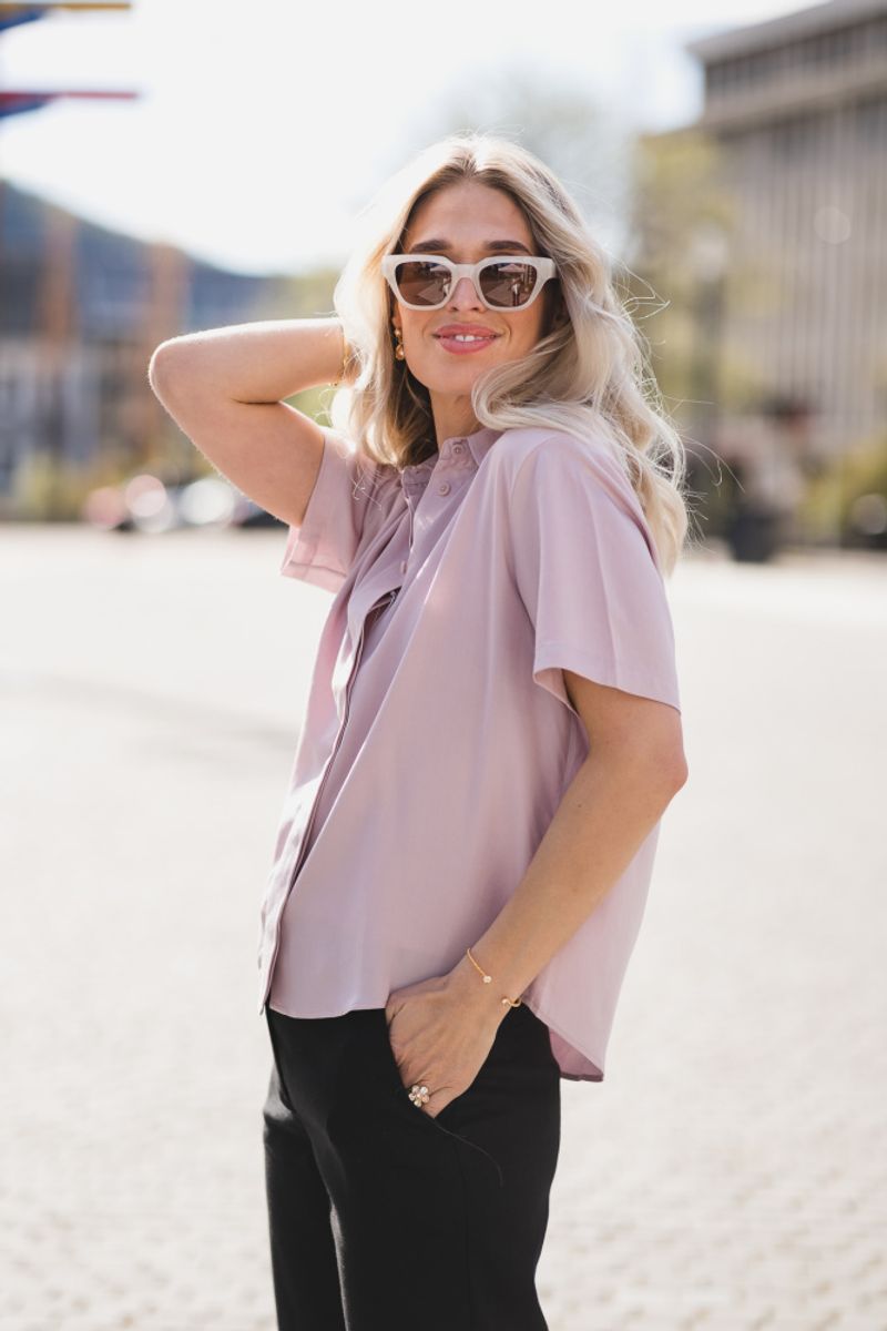 Mina SS Shirt 14028 Violet Ice 