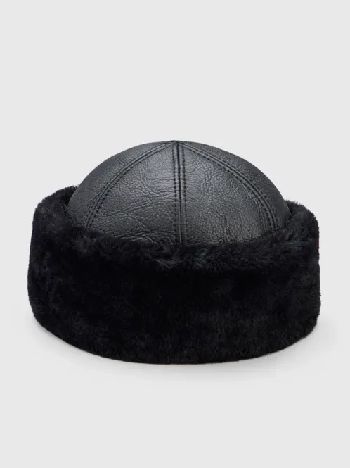 Hovedbilde Oslo Shearling Hat Jet Black 