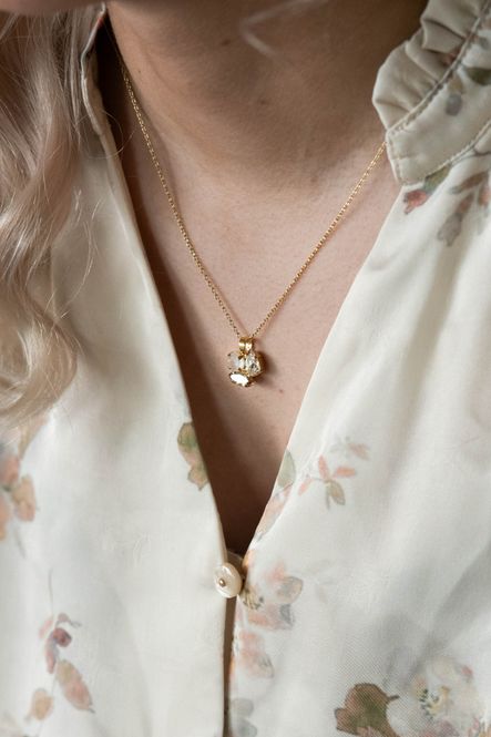 Hovedbilde Ana Necklace Gold Golden Combo 
