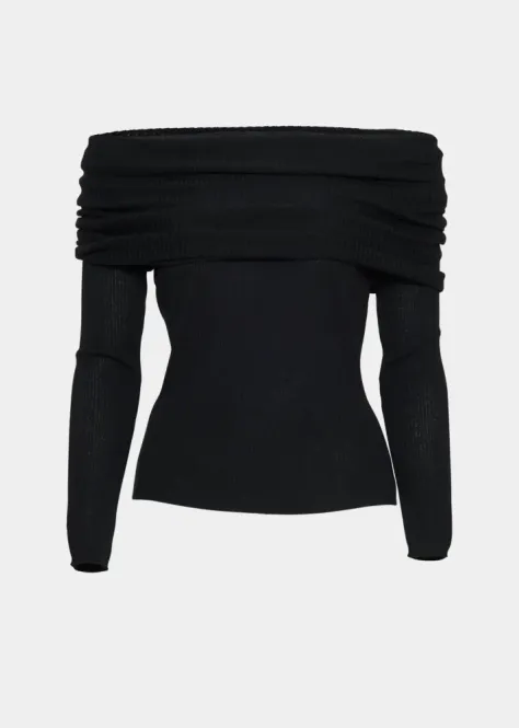 Hovedbilde Delphine Merino Top Black 