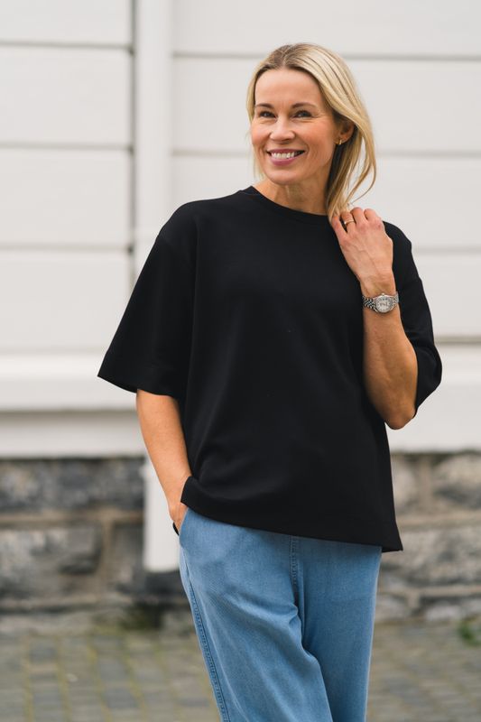 Pannie Oversize T-Shirt Black
