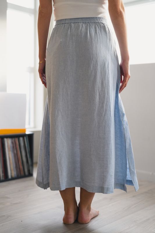 Pennie Ginia HW Skirt Skyway Melange