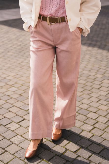 Hovedbilde Erica 769 Strawberry Cream Linen Ankle 