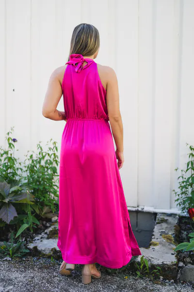 Bilde av Lulu Dress Fuchsia Pink 