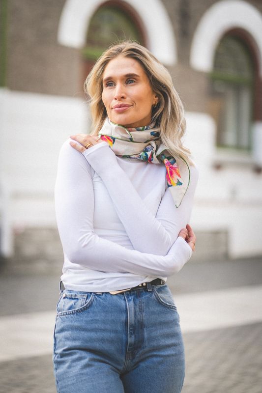 Betrina O LS Top Bright White