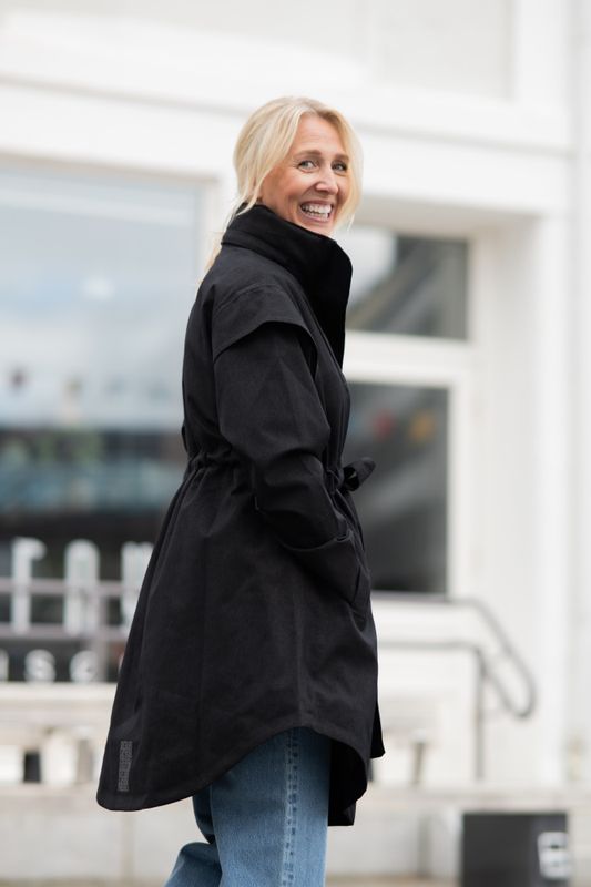 Monsun Coat New Black 