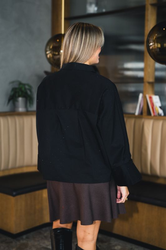 Atari Embellish Shirt Ink Black  