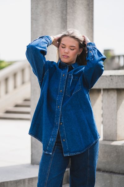 Hovedbilde Alex Shirt Washed Dark Blue 