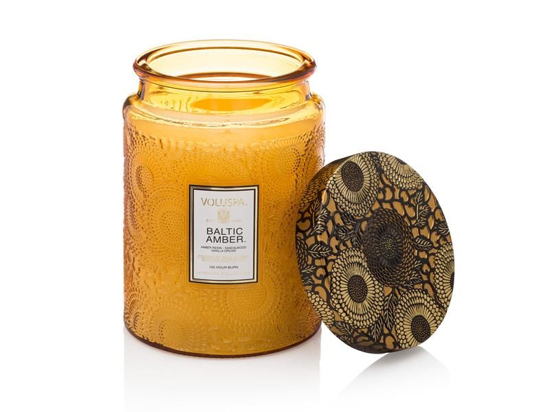 Large Jar Candle Baltic Amber 