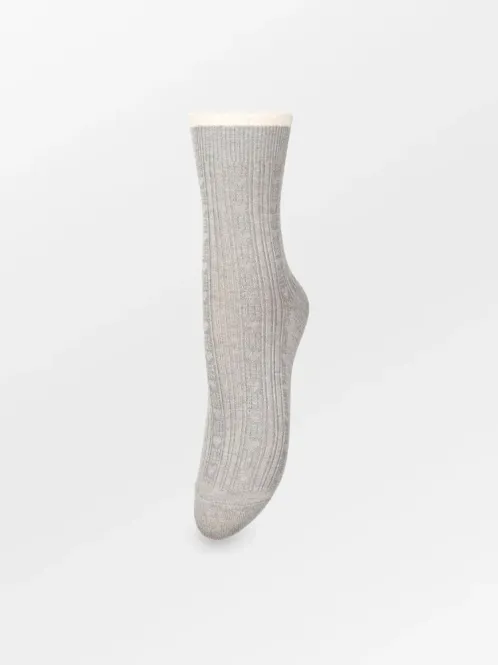 Hovedbilde Scallop Sock Grey Melange 