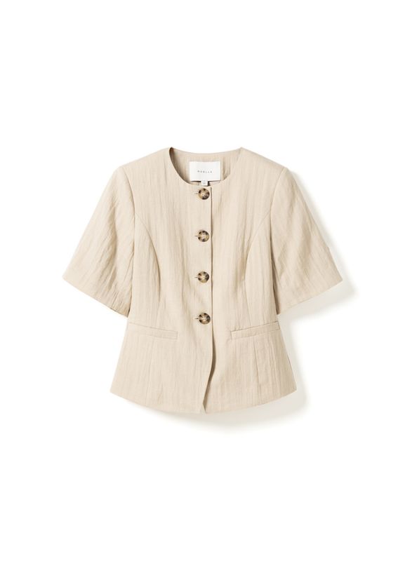 Kasaundra Blazer Oyster 