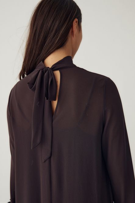Hovedbilde Latania Long Dress Chocolate