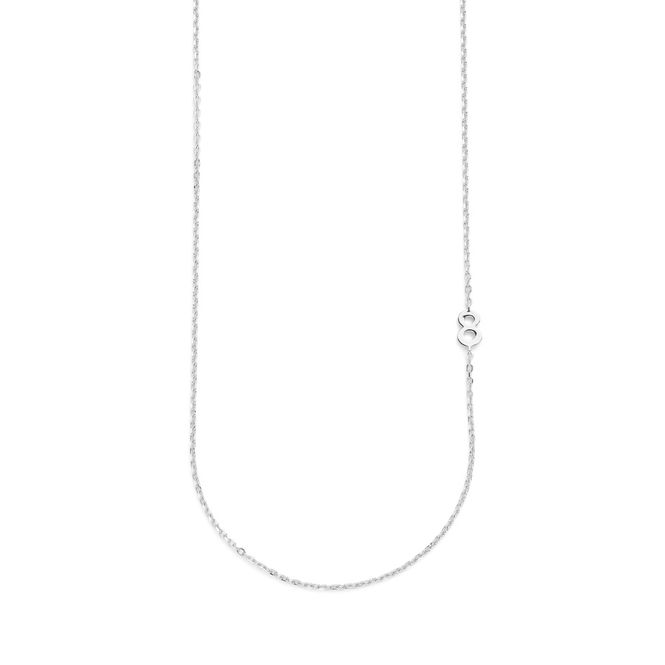 Hovedbilde Big Number Necklace Silver - 40L - 8