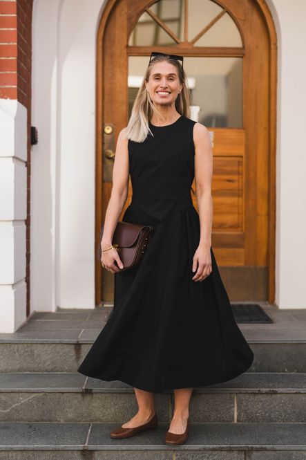 Hovedbilde Zora Poplin Dress Black 