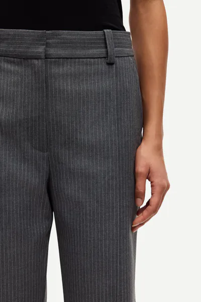Hovedbilde Salot Trousers 15496 Dark Gull Gray Pinstripe 