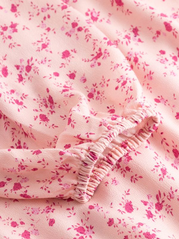 Lilith Maxi Dress Cheryl Pink Print 