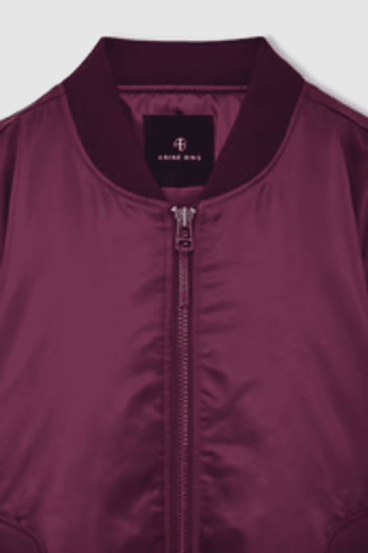 Leon Bomber Fig Burgundy 