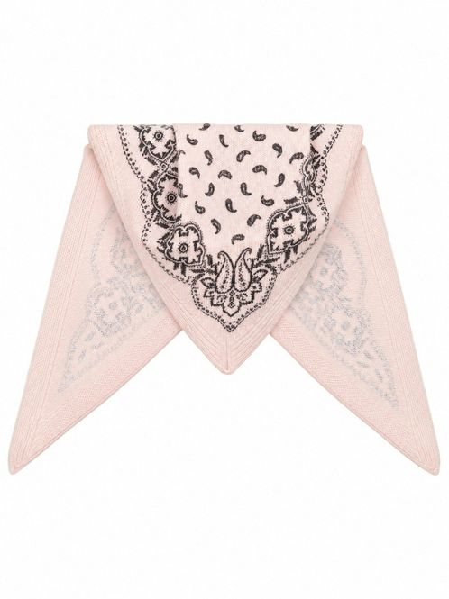 Hovedbilde Ariya Paisley Knit Scarf Powder 