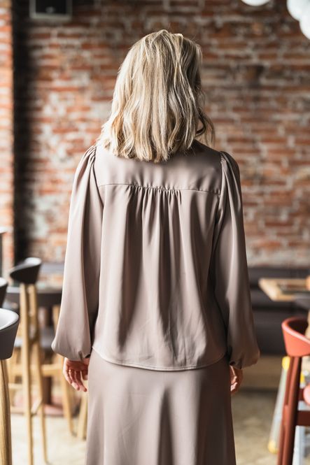 Hovedbilde Trine Shirt Mocha Merinque