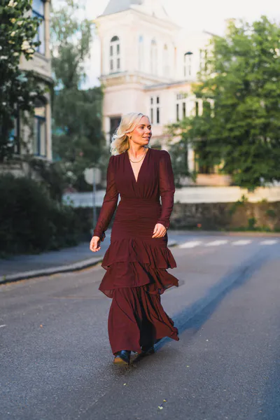 Hovedbilde Jenna Maxi Dress Burgundy 