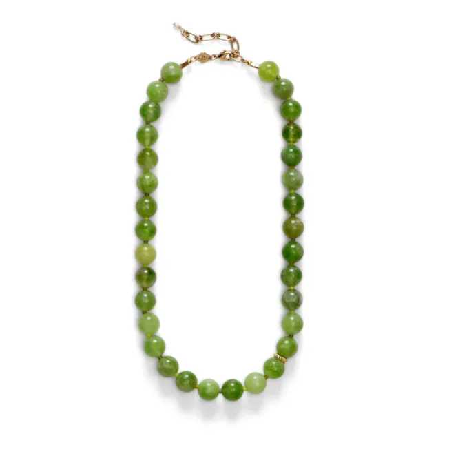 Hovedbilde Ball Necklace Sage Green 